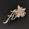 Brooches Opal Stone Rhinestone Brooch Gold Color Flower Bouquet Brooch Pin Bridal Wedding Jewelry Gift Brooches For Women - Image 4