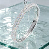 Geometric Zircon Cuff Bracelet For Women Golden Plated Open Bangle Party Wedding Jewelry Gifts - Image 2