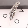 Large Leaf Brooch Feather Pin Men Overcoat Accessories Brooches for Women Jewelry - Image 3