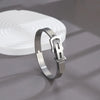 Belt Buckle Wrist Strap Bracelet for Women Adjustable Bracelets Stainless Steel Jewelry for Women Gift for Girlfriend - Image 2