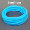 10pcs Black Silicone Bracelets Punk Rock Rubber Band Hip Hop Wristbands Elastic Hairbands Ponytail Scrunchie Bangle Accessories - Image 20