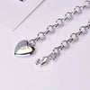 silver noble Heart 26 Letteres chain Bracelets for women party wedding Jewelry gifts - Image 24