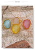Candy Multi-Color White Pink Blue Yellow Resin Adjustable Ring Gold Color Stainless Steel Summer Jewelry Gift - Image 23