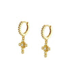 Small Hoop and Stud Earrings with Charm and Chain Styles - Image 52