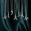 26 English Letter Zircon Pendant Necklace Temperament Personality Necklaces Jewelry Gift - Image 5