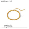 Classic Snake Chain Bracelets Women Gold Plated Stainless Steel Cuban Chain Bracelet Female Gifts Jewelry - Image 14