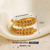 Hollow Heart Open Ring in Stainless Steel Adjustable - Image 23