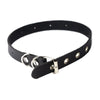 Hyunya's versatile flat buckle belt style choker collar, collarbone necklace, women's dark gift collar - Image 6