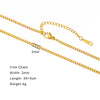 Stainless Steel Chain Necklace in Paperclip Box or Twisted Link Styles - Image 36