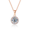 Gra Necklaces for Women White Gold Jewelry Silver Diamond Pendant Necklace - Image 6
