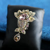 Vintage Women Men Crystal Badges Classic Elegant Lady Party Banquet Brooch Pin - Image 3