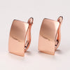 Square Earrings for Women Rose Gold Color Metallic Style OL Earrings Contracted Female Jewelry - Image 3