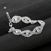 Korean Style Jewelry Rhinestone Bracelet for Women, Simple Diamond Shaped Geometric Diamond Inlaid Bracelet, Shining for - Image 4