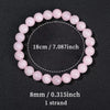 6 8 10mm Natural Stone Lapis Lazuli Amethyst Quartz Bead Bracelet Women Men Elastic Bracelet Jewelry Gift - Image 2