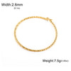 Stainless Steel Bracelet for Women Gold Plated Bangles Jewelry Party Wedding Birthday Gift - Image 10