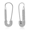 Chic Paper Clip Design Earrings for Women Simple Stlish Piercing Earrings Silver Color/Gold Color Jewelry - Image 2