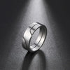 Simple Stainless Steel Couple Ring for Men Women Casual Finger Rings Jewelry Engagement Anniversary Gift - Image 2
