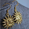 Retro Style Bohemian Sun Moon Pendant Statement Temperament Dangle Earrings for Women Party Wedding Jewelry Gifts - Image 2
