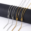 1.2mm Simple Stainless Steel Box Chain Necklace Gold Color Titanium Steel Men Necklace Women Jewelry Accessories - Image 6