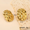 Shell Water Drop Golden Imitaiton Pearl Women Stud Earrings Stainless Steel Heart Female Earring Elegant Jewelry Gifts - Image 31