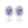 Gica Classic Multicolor 4 6mm Oval Flower Stud Earrings For Women Wedding Party Minimalist Jewelry Valentine's Day Gift - Image 16
