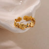 Ocean Starfish Shell Open Rings For Women Gold Color Stainless Steel Ring Summer Beach Aesthetic Jewelry Gift - Image 12