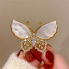 Rhinestone Yellow Maple Brooches Vintage Maple Leaf Green Crystal Pendant Woman's Brooch Pin Accessories Gift - Image 9