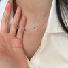Silver Necklace Simple Personality Charm Choker Birthday Gift for Women Jewelry Accessories - Image 5