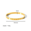 Crystal Star Stainless Steel Bangles for Women Jewelry Bracelets Party Accessories - Image 6