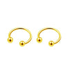 2Pcs 6/8/10mm Stainless Steel Zircon Piercings Earrings Horseshoe Ring Piercing Nose Ear Belly Rings Body Jewelry For Women/Men - Image 16