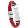Bracelet Black Leather Bracelets Bangles Stainless Steel Bracelets For Women Men Jewelry - Image 12