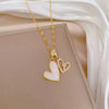 Colorful Bling Cubic Zirconia Pendant Stainless Steel Necklace Neck Chain Shiny Jewelry For Women Gift - Image 11