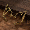 Elf Ear Cuff with Flower and Leaf Details - Image 2