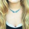 Alloy Angel Wing Choker Necklace with 48 cm Chain and 4.5 cm Extension - Image 3