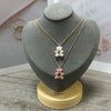 Multicolor Cubic Zirconia Teddy Bear Jewelry,Cool Sunglasses Bear Pendant Necklace Bracelet Earrings Women Accessories - Image 2