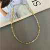 Tiny Colorful Seed Bead Choker Necklace - Image 16