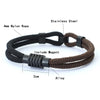 Bicolor Thread Bracelet For Men Magnet Buckle Concentric Knot Nautical Marine String Braslet Bangle Ukrainian Braclet - Image 4