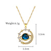 316L Stainless Steel Sun Pendant Necklace For Women and Planet Clavicle Chain Party Jewelry Gifts - Image 6