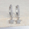 Women Stainless Steel Double Chain Hoop Earrings Crystal Tassel Earrings Party Wedding Jewelry Statement Gift - Image 9