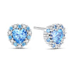 Silver Star Moon Heart Shape Earrings Jewelry Versatile Hoop Earrings For Women Jewelry Birthday Party Gifts - Image 43