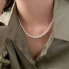 Imitaition Pearl Necklace for Women Simple Collarbone Chain White Choker Necklaces Wedding Jewelry - Image 28