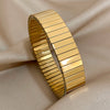 Simple Elastic Stainless Steel Bangles for Women Vintage Classic Heart Star Inlaid Rhinestone Bracelet Bangle - Image 20