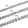 19-21cm Classic Curb Cuban Bracelet for Men Jewelry Stainless Steel Sliver Link Chain Bracelets Hand Jewelry Anklet Gift - Image 3