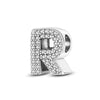 Classics 925Silver Shiny Zircon English Alphabet Beads Pendant Charms Fit Bracelet Jewelry Women Gift - Image 9
