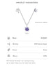 Modian 925 Sterling Silver Luxury Round Zircon Constellation Scorpio Chain Necklace Pendant For Women Jewelry Bijoux Girl Gifts