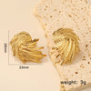 Stainless Steel Starfish Tree of Life Drop Stud Earrings for Women Shell Shape Ginkgo Leaf Female Earring Jewelry Gift - Image 11