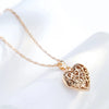 Love Heart Pendant And Necklace For Women Rose Gold Color With Zircon Modern Party Wedding Jewelry Gifts - Image 4