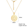 Flower of Life Sacred Geometry Necklace Stainless Steel Mandala Neck Chain Women Men Vintage Universal Spiritual Jewelry - Image 10