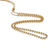 Stainless Steel Beads Chain Adjustable Necklace Bracelet Bangle Gold Silver Color Zirconia Jewellery - Image 8
