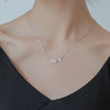 Sliver Color Zircon Star Pendant Necklaces for Women Korean Simple Crystal Stars Clavicle Chain Necklace Jewelry Gift - Image 2